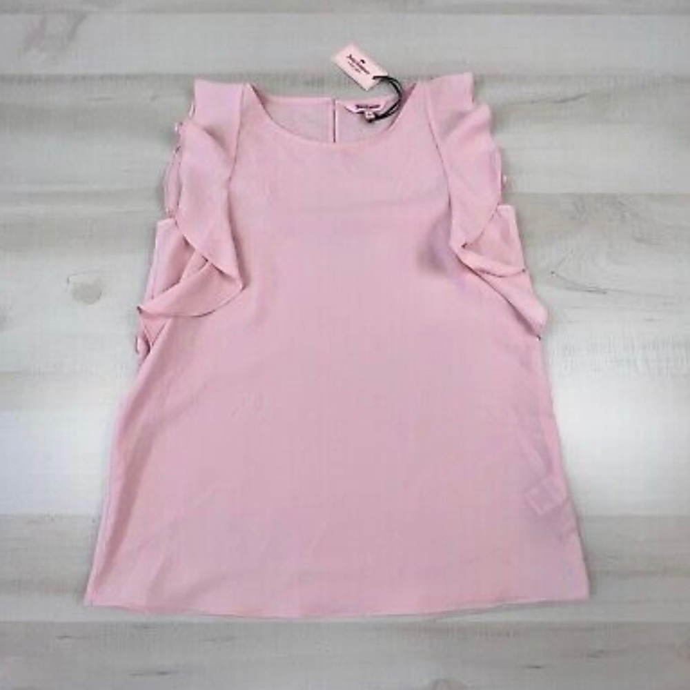 🌻SALE 5/$50 or 10/$75🌻 Juicy Couture Blush Pink Ruffle Sleeve blouse